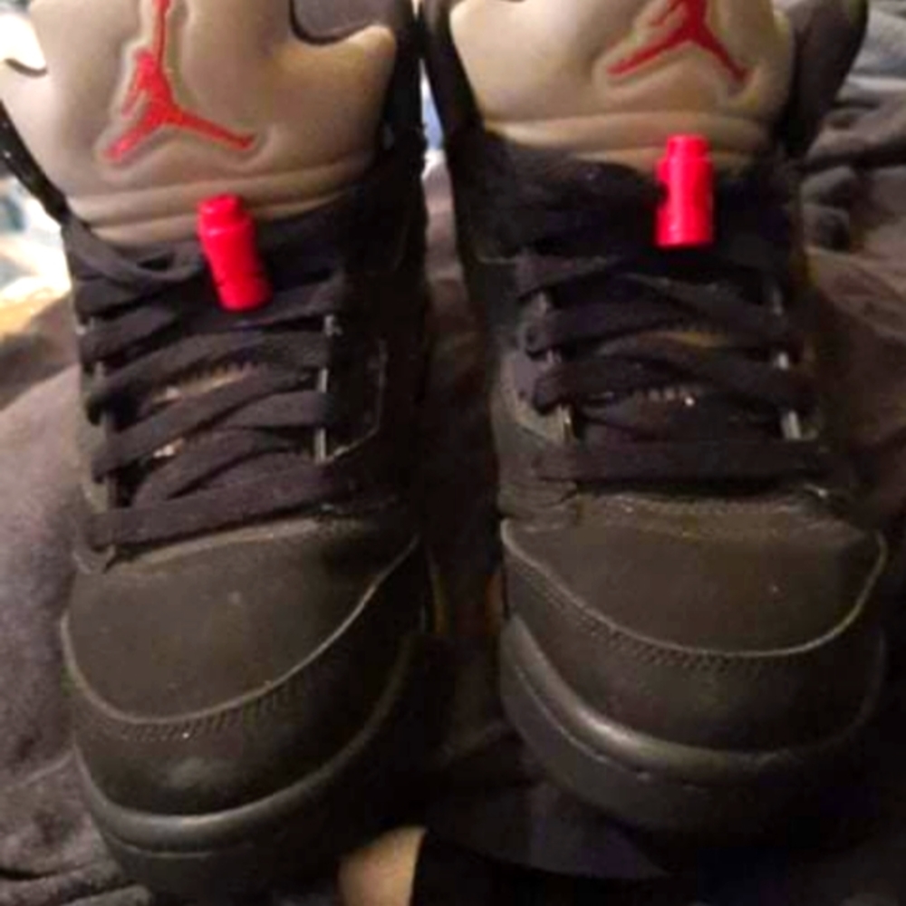 Metallic Jordan 5's